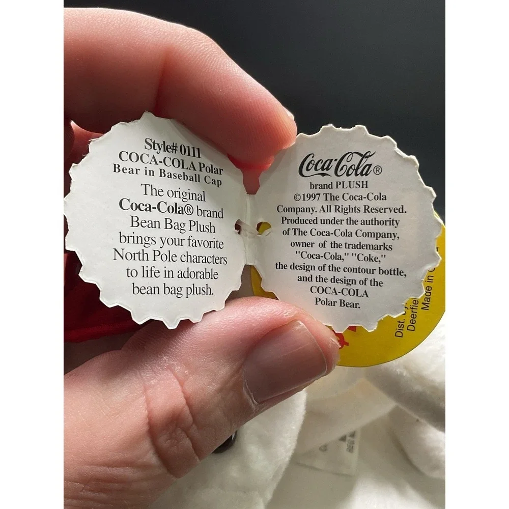 Coca-Cola Polar Bear Bean Bag Plush Lot of 5 1997 w/ Tags Coke Collectibles